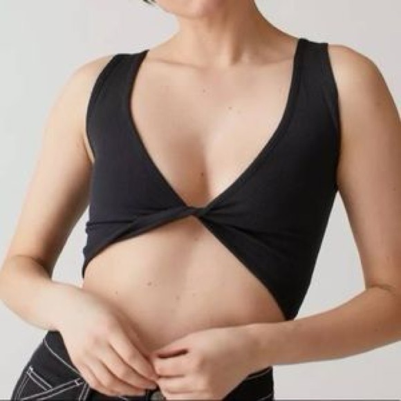 Urban Outfitters Out From Under Twist Tank (Black, Tan, M/L) - Picture 13 of 16